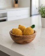 Brightly colored handmade crocheted lemon - Image 4